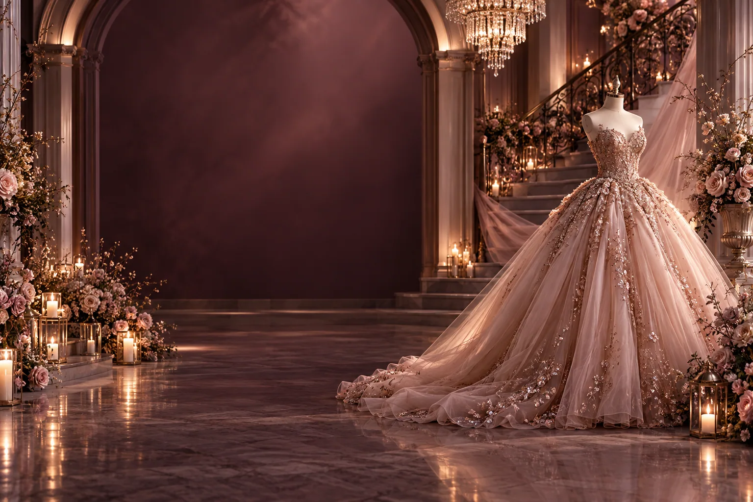 Muestra glam para XV años